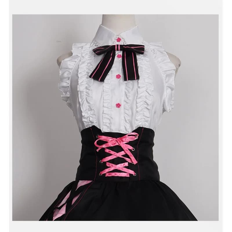Progetto anime Sekai Palcoscenico colorato! Costume cosplay 2025 Nuova ragazza dolce rosa cappotto gonna cravatta calzini Natale Lolita Miku uniforme