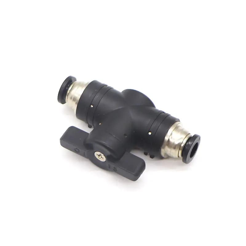 Yadeke tipo BUC valvola manuale BUG valvola manuale diametro variabile valvola manuale trachea valvola di intercettazione gas 4mm 6mm 8mm 10mm 12mm 14 16mm