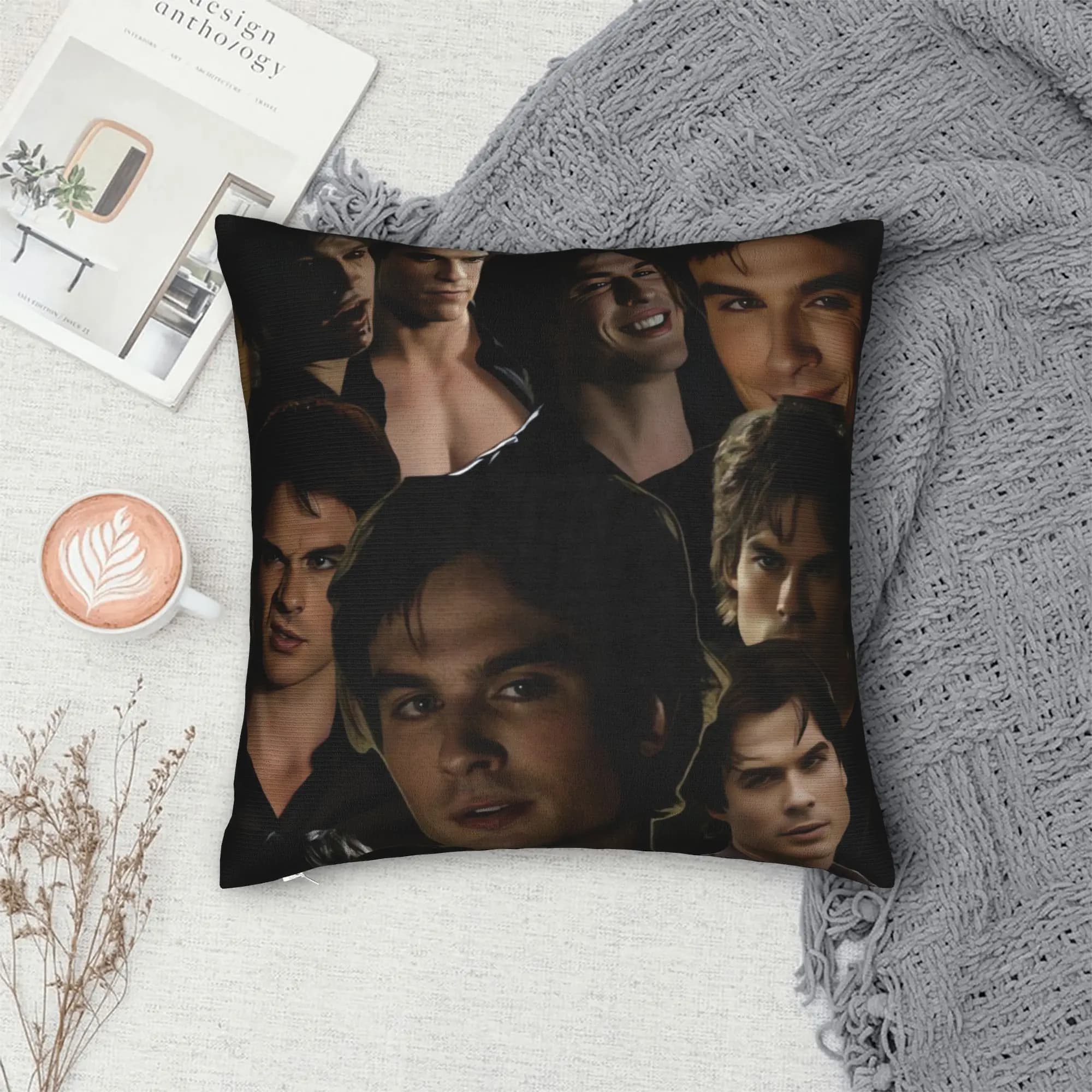 The Vampire Diaries Pillow Cover Soft Cushion Cover Cute Funny Pillow Case For Chair Sofa Home Decor