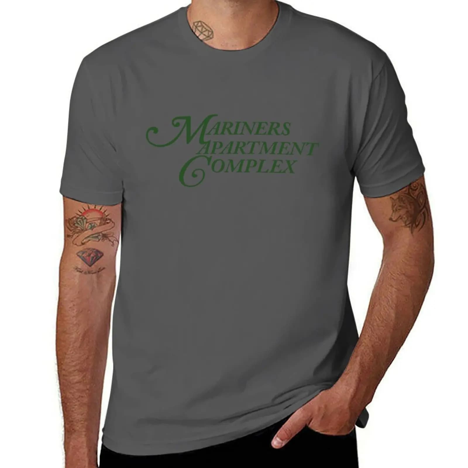 T-shirt Mariner, t-shirt casual basic in stile street style