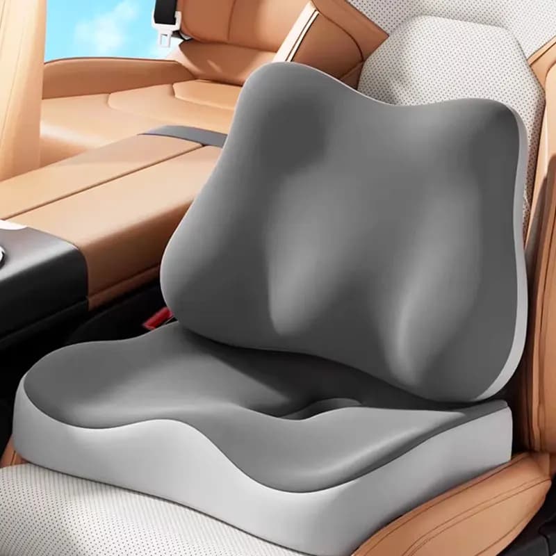 Cuscino per sedile comfort 1PC Cuscino di supporto lombare ergonomico per la schiena Allevia lo stress Protezione per fianchi e vita per sedia da auto e da ufficio