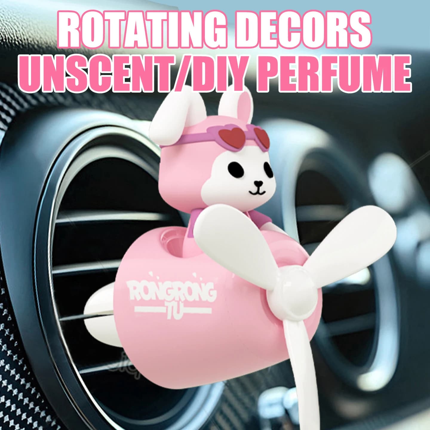 Profumo senza profumo Fragranza fai da te carino divertente pilota ruota aereo deodorante per auto ornamento accessori interni decorazione diffusore