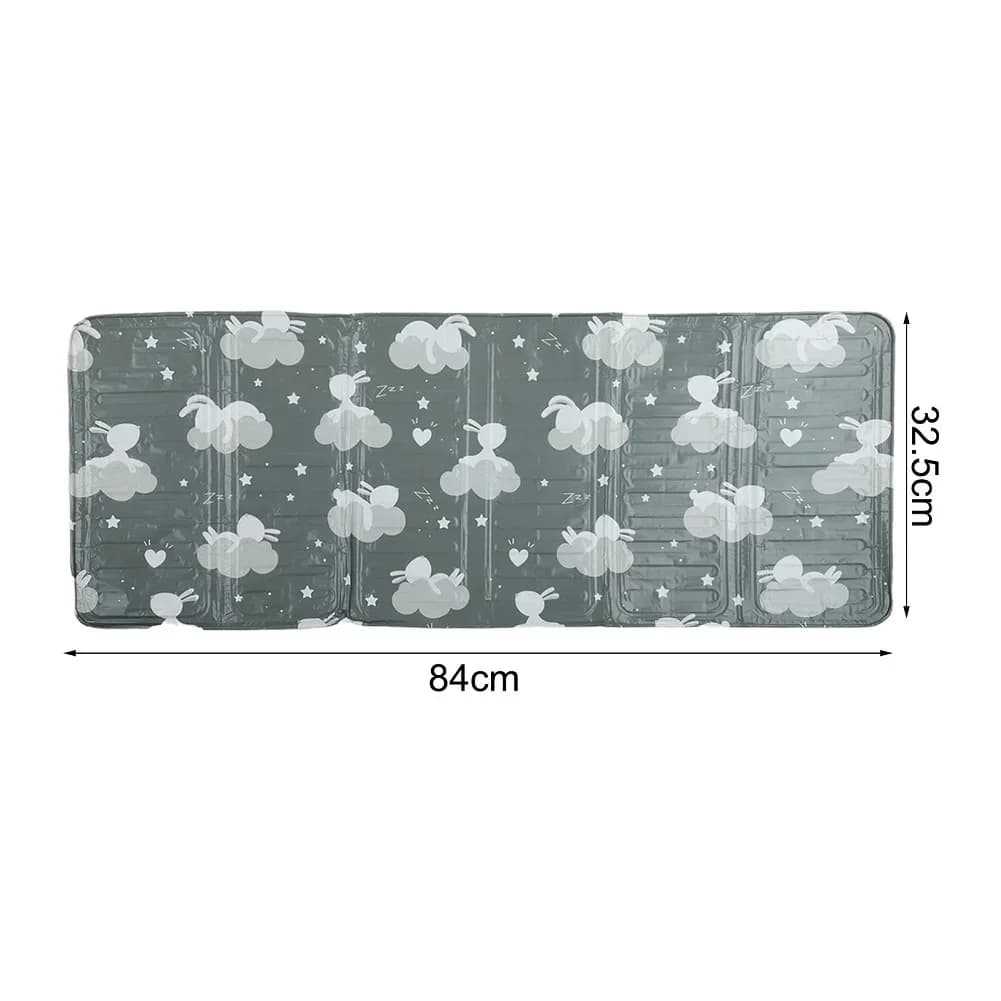 Schermo anti-schizzi in alluminio per padelle e fornelli, protezione pieghevole anti-schizzi d'olio 84,5x32,5 cm