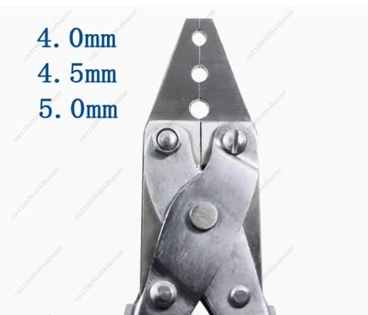 Key shaft rod tube shrink mouth parallel clamp repair tools Saxophone flute clarinet Parallel Swedging Pliers repair tool