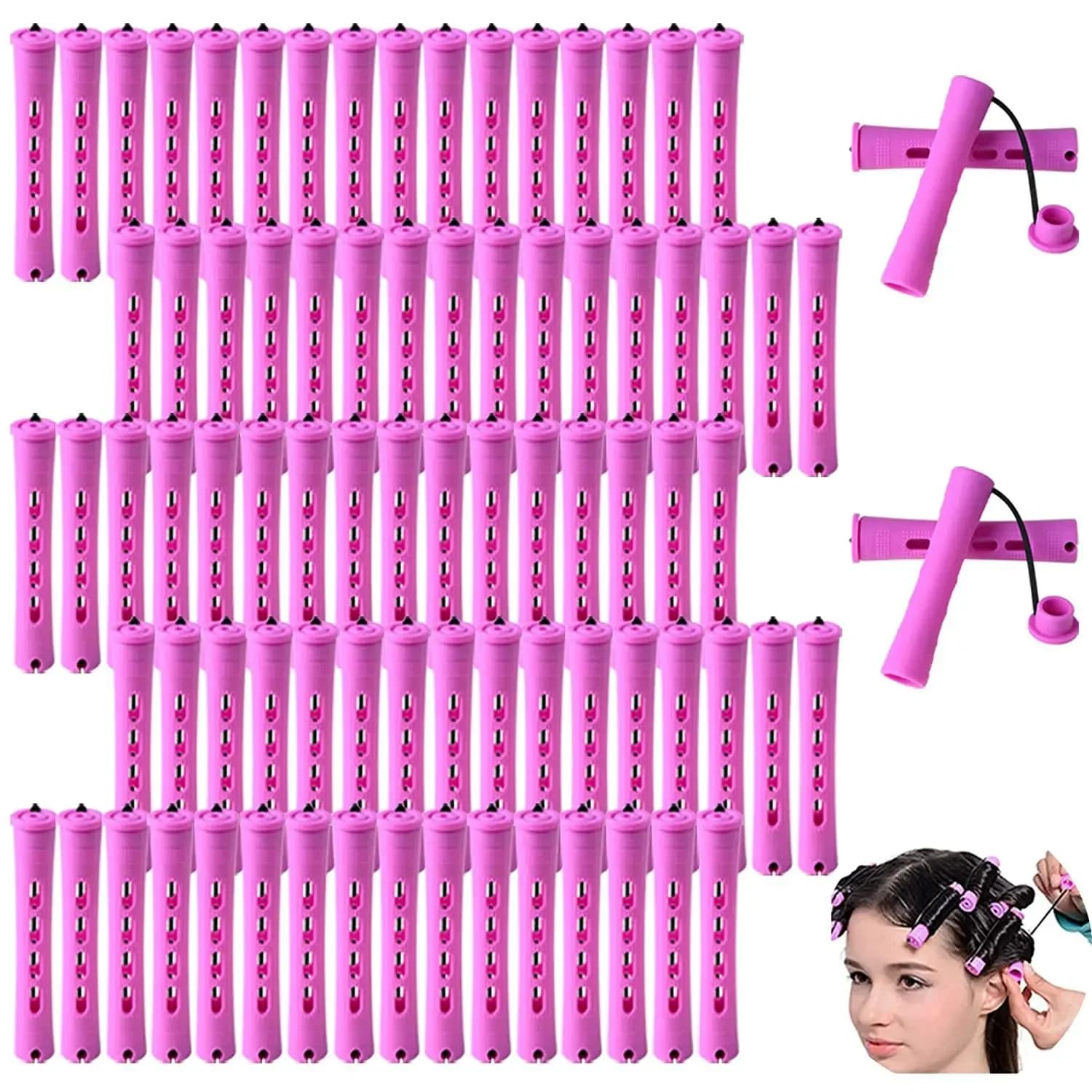 10 pieces hair curlers permanent auctions set cold wave short dresser for hair permanent rods without heat curling rolls hair tools curling hair