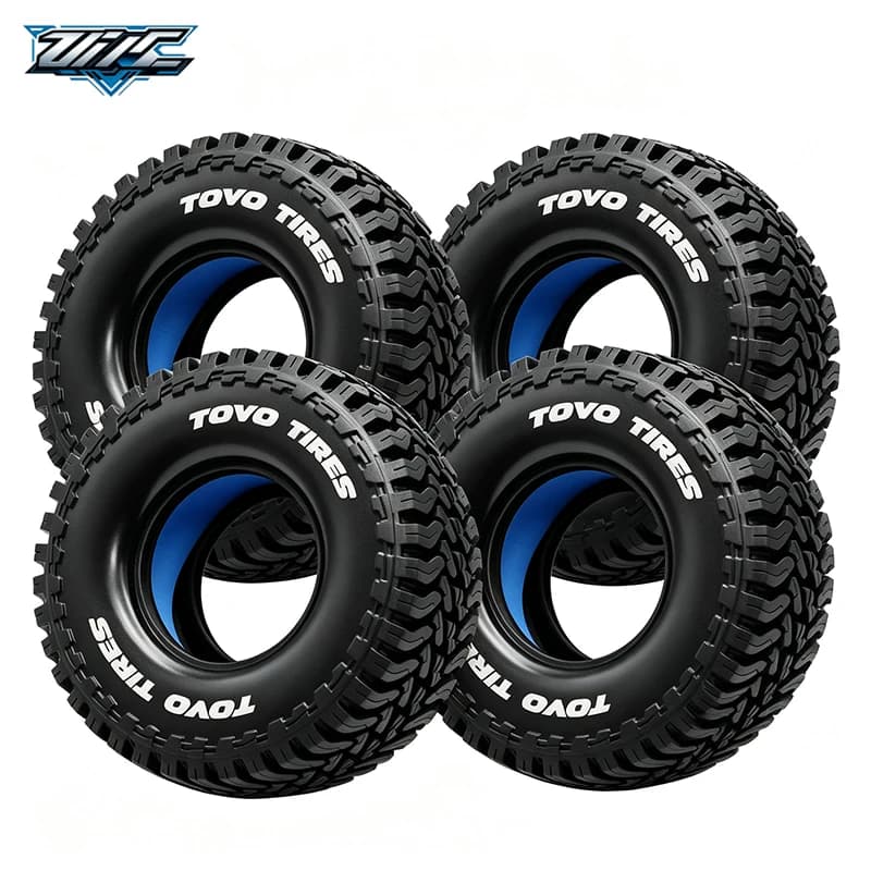 High-Grip ClingOn Rubber RC Crawler Tires, 1.3" 65x26mm For 1/18 1/24 TRX4M SCX24 AX24 FCX18 FCX24 RC Car Upgrade Parts