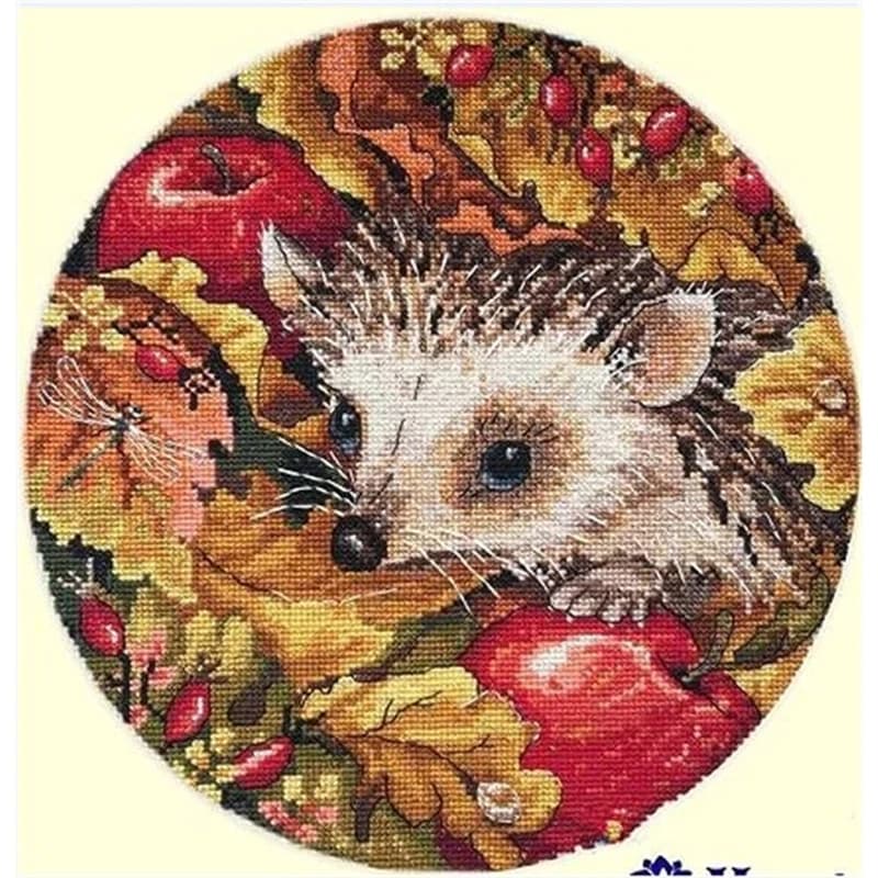 Kit per ricamo a punto croce 6026, decorazioni natalizie per la casa, set per ricamo a punto croce, tela per ricamo, animali, per adulti, artigianato