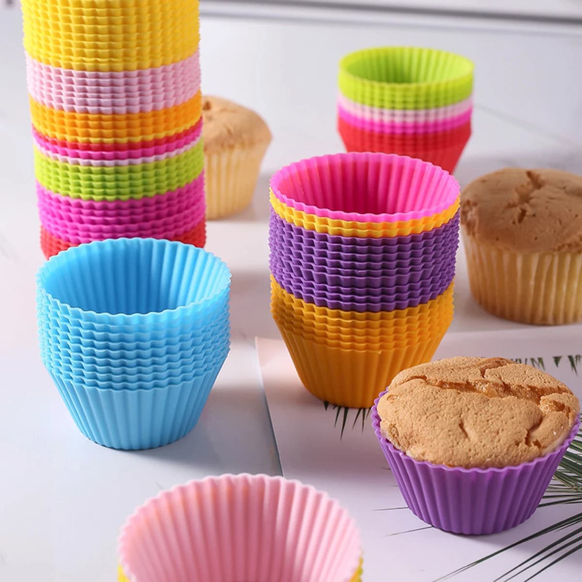 12 pcs Circular Resistant To High Silicone Temperatures Small Cake Punishment Budino Gelatina Mug Air Freshener Cooking