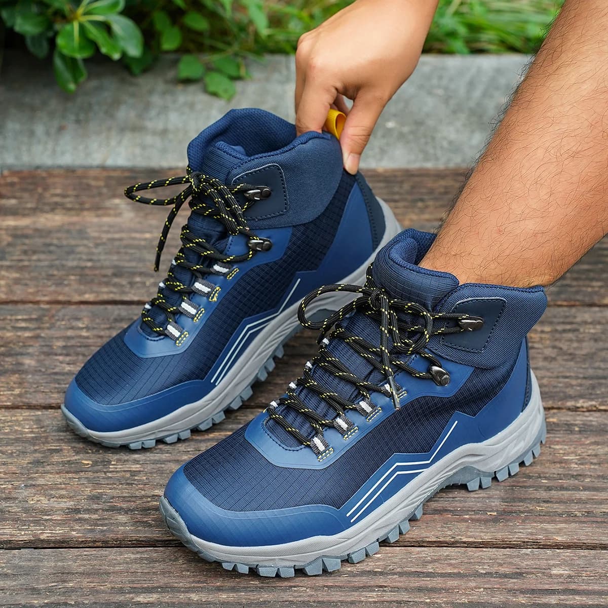 Aguorrl Nuovi Arrivi Scarpe da Trekking da Uomo Traspiranti con Lacci, Sneakers Ammortizzate per Arrampicata e Turismo all'Aperto