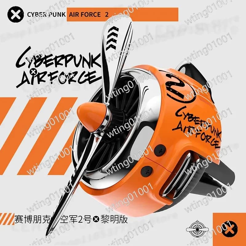 for BBDD Air Force No. 2 Cyberpunk Car Perfume Trendy Aromatherapy Ornament New Diffuser