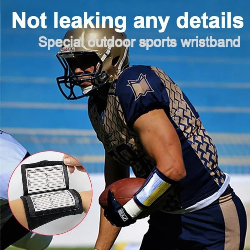Supporto per il polso sportivo Compressione elastica Cinghia in velcro regolabile Tattiche di rugby Protezione per il polso con girapagina manuale in PVC, protezione per il polso