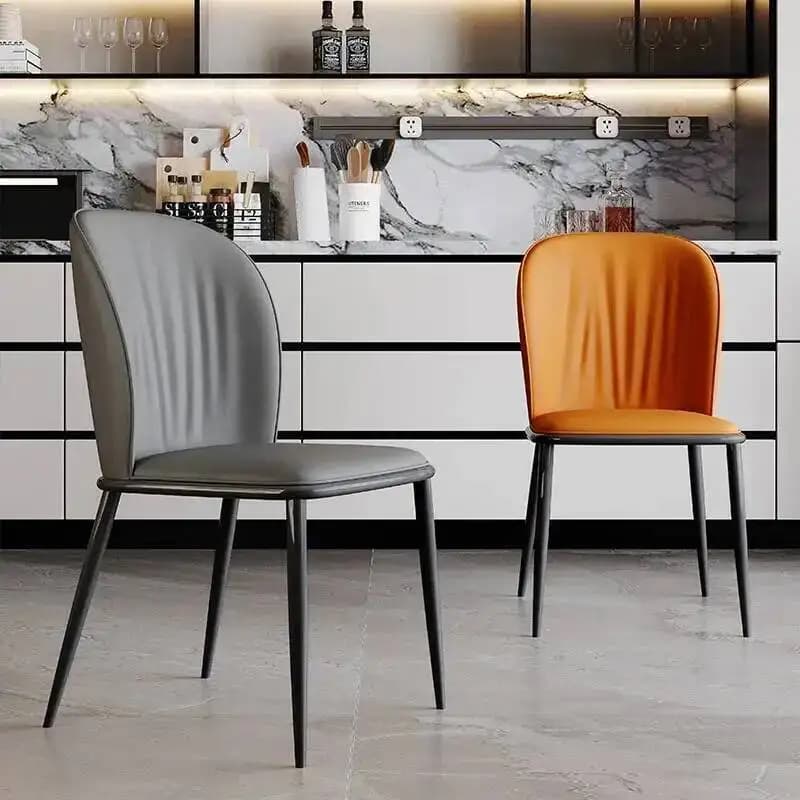 Eleganti Sedie da Pranzo Moderne per Ufficio, Ristorante e Gaming, con Schienale Confortevole, Design Originale e Semplice, Arredamento per Cucina