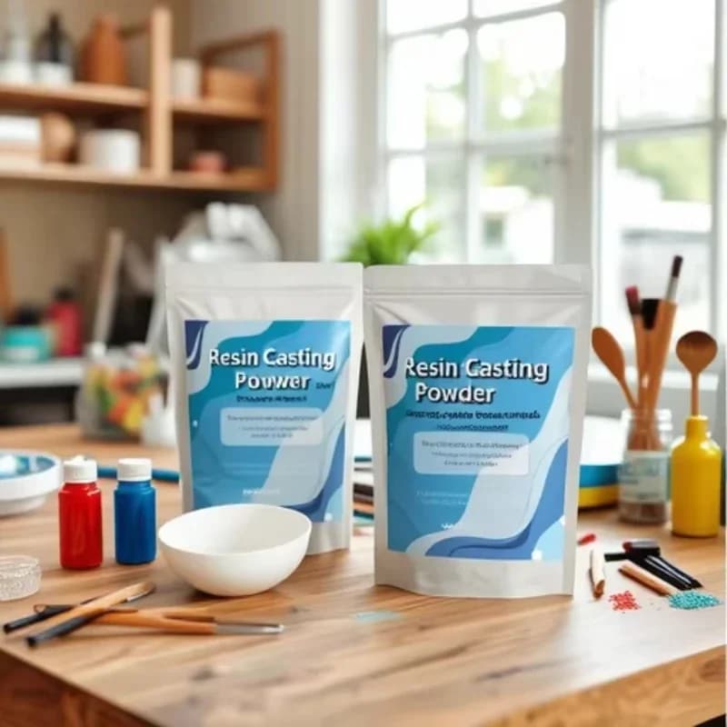 Polvere di Gesso ad Alta Densità 500g per Stampi Fai-da-Te in Resina, Gesso e Cemento