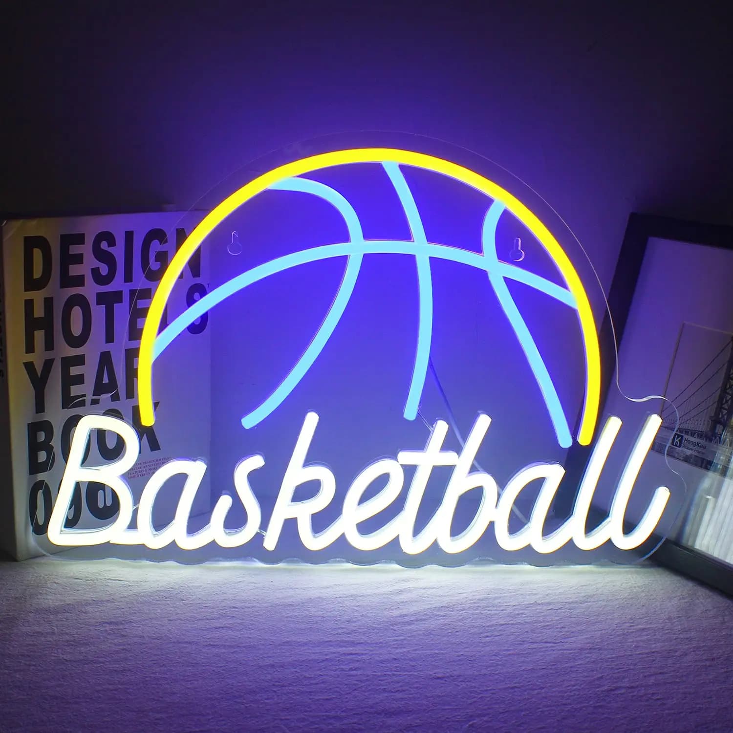 Insegna Luminosa al Neon a LED Dimmerabile USB a Tema Baseball per Campo da Baseball, Club, Man Cave, Regali per Appassionati di Baseball, Decorazione Murale