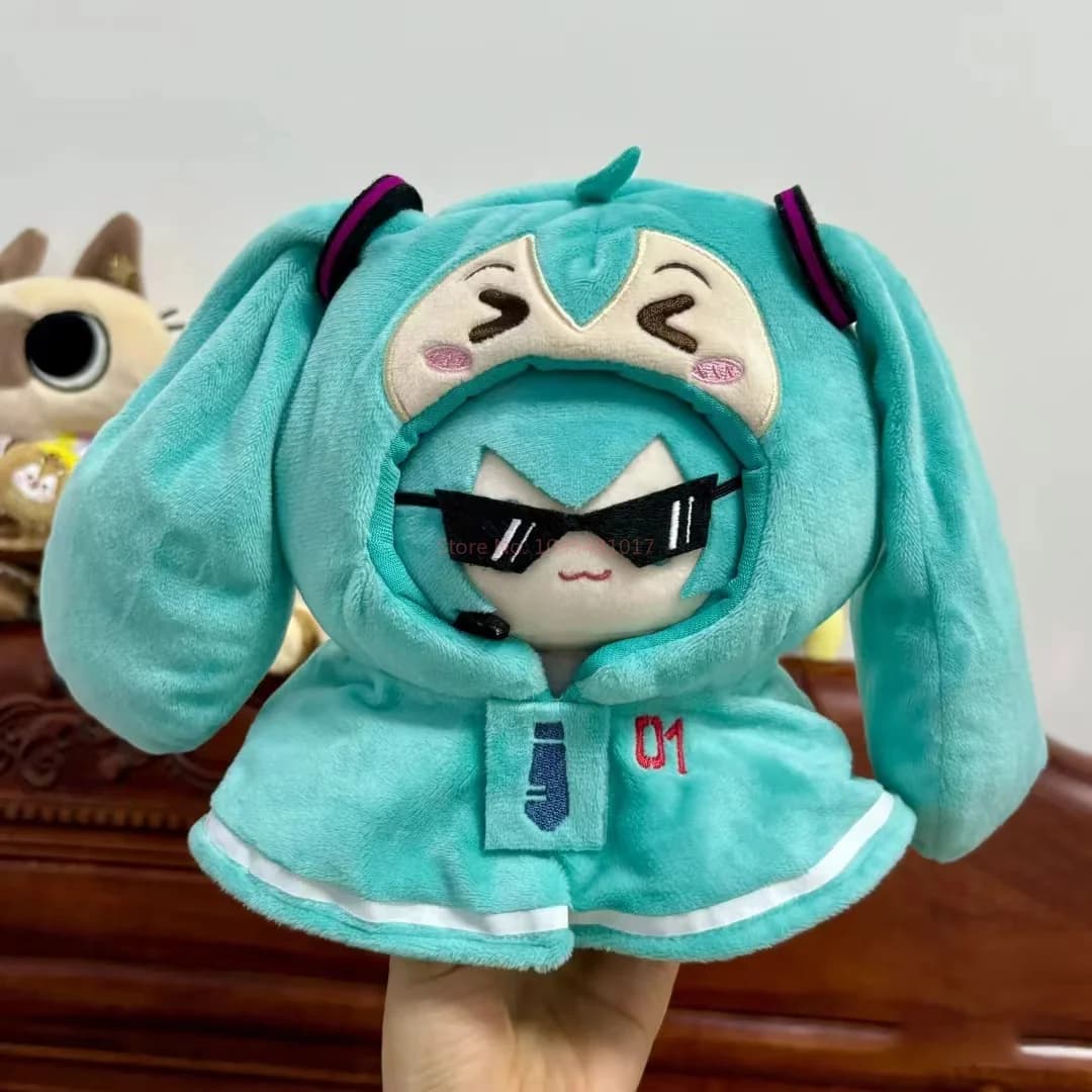 Hatsune Miku Mini Cape Doll Outfit 20 cm Cotone Costume variabile Non attributo Anime Figura Abbigliamento Accessorio giocattolo Regalo per ragazza