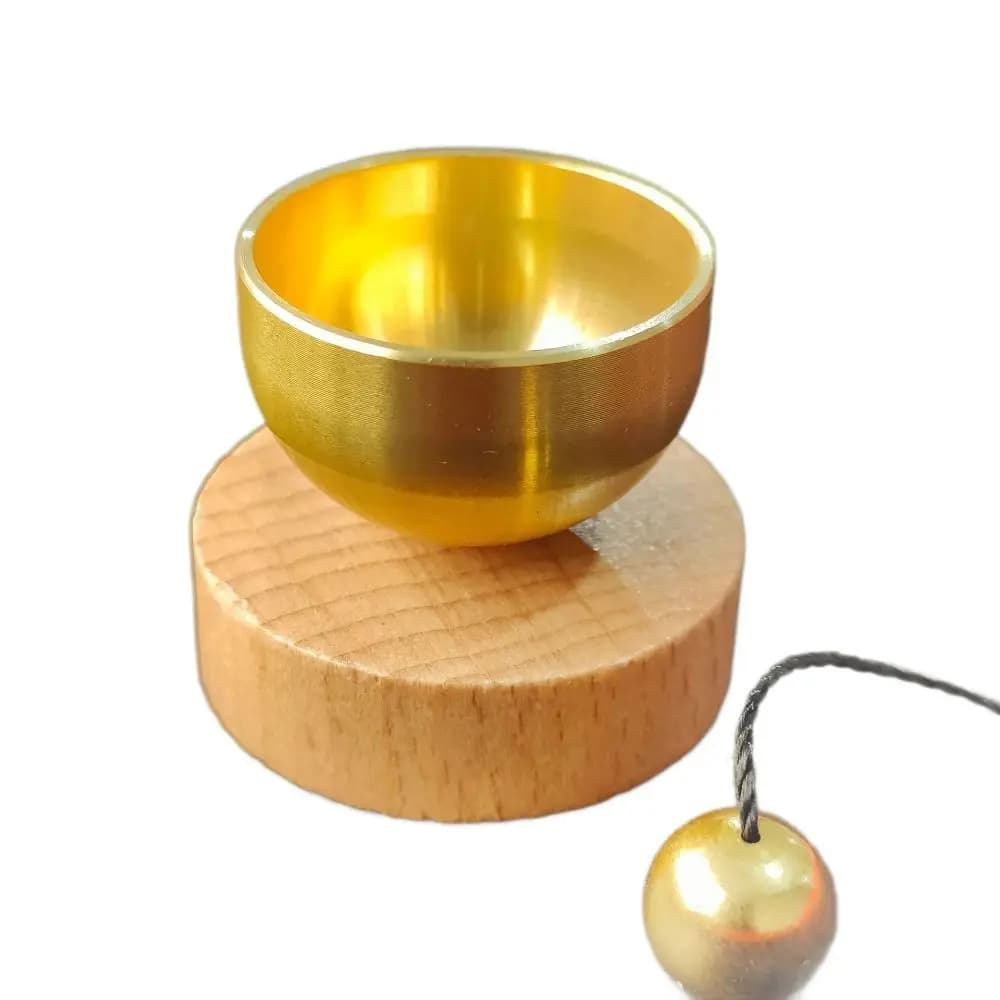 Decompress Mini Tibetan Singing Bowl Music Relaxation Meditation Bowl with Storage Bag Relaxation Tool Copper Sound Bowl Yoga