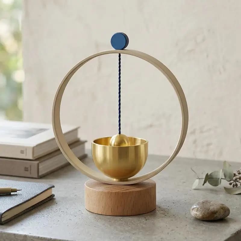 .Singing Bowl Set Meditative Meditation Instrument Yoga Wind Chimes For Yoga Meditation Calming Mind Spiritual Healing Ornament
