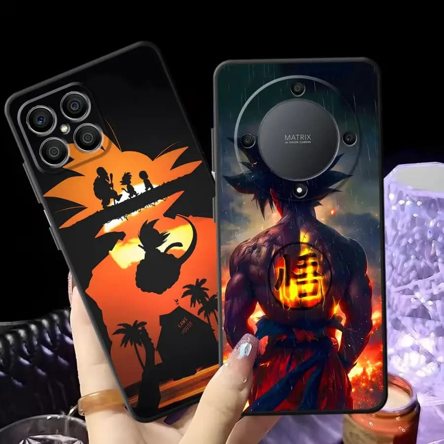 Funda Cover per telefono per Huawei P20 P40 Lite P Smart 2019 P20 Lite 2018 P30 P20 Pro Cute Son Gokus Dragons