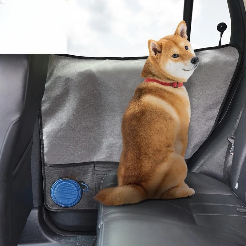 Oxford Fabric Dog Car Side Door Protector Scratch Kick Resistant Pet Door Guard Mat for Vehicle Travel