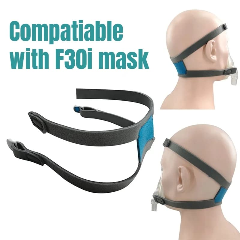 Adjustable Hair Band with Respirator CPAP Head Band Resmed Airfit F30i Spare Parts Smooth Sleep
