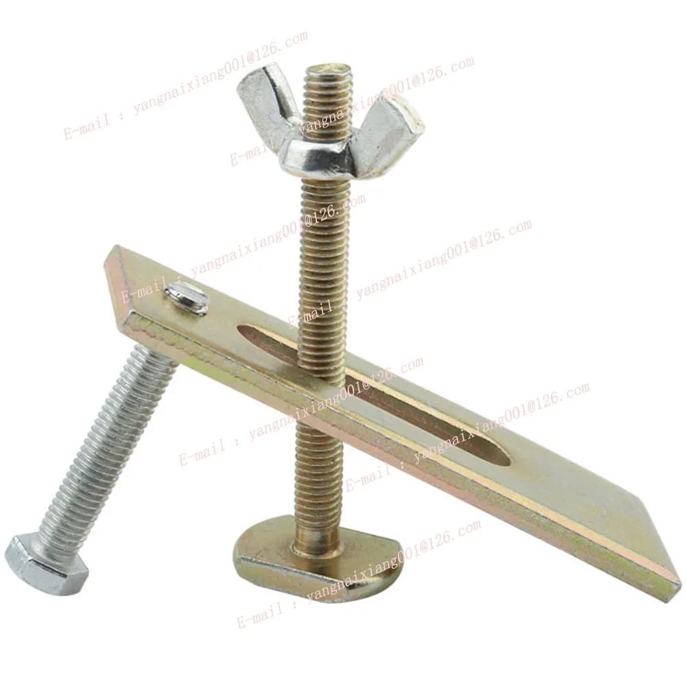 Morsetto da 80mm 100mm, Set di Piastre a Arco, Piastra di Pressione, Dispositivo di Fissaggio per Tavolo di Lavoro con Scanalatura a T, Parti per Macchine CNC