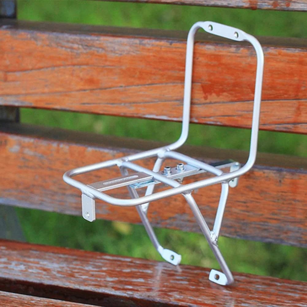 20 Inch Folding Mountain Bike Front Rack Aluminum Alloy Basket V Brake Bicycle Accessories Easy Installation