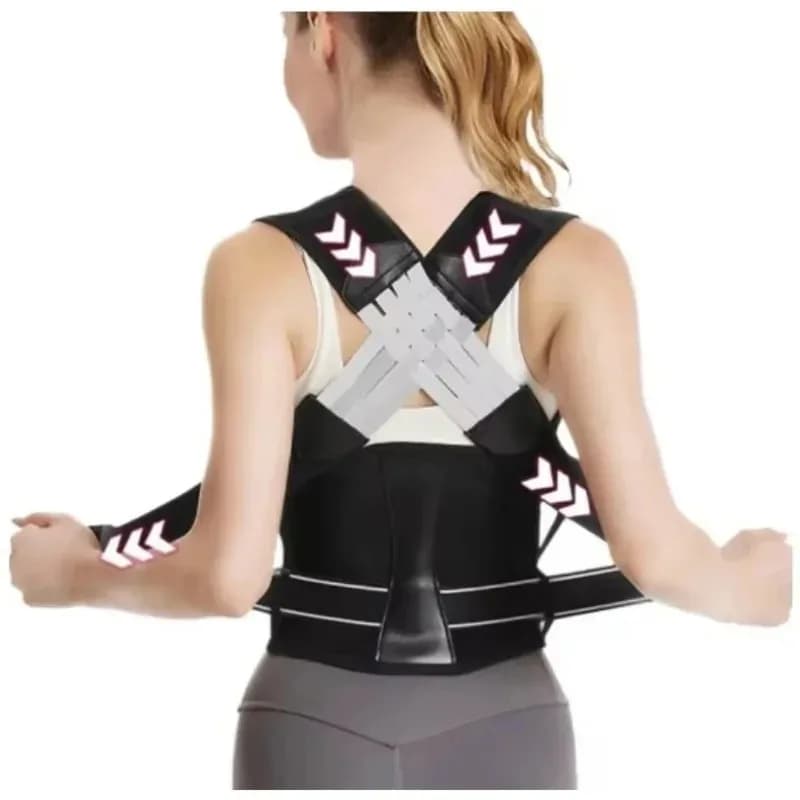 Cintura posturale per la schiena per donna uomo correttore postura spalla supporto per la schiena palestra esercizio pilates piastra per la schiena forma del corpo