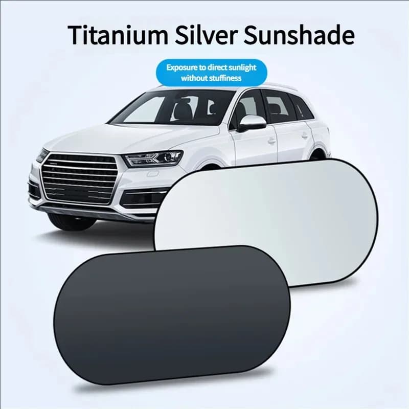 Parasole Pieghevole Durevole Riflettente UV per Lunotto Posteriore, Isolamento Termico, Accessorio Universale per Interni Auto
