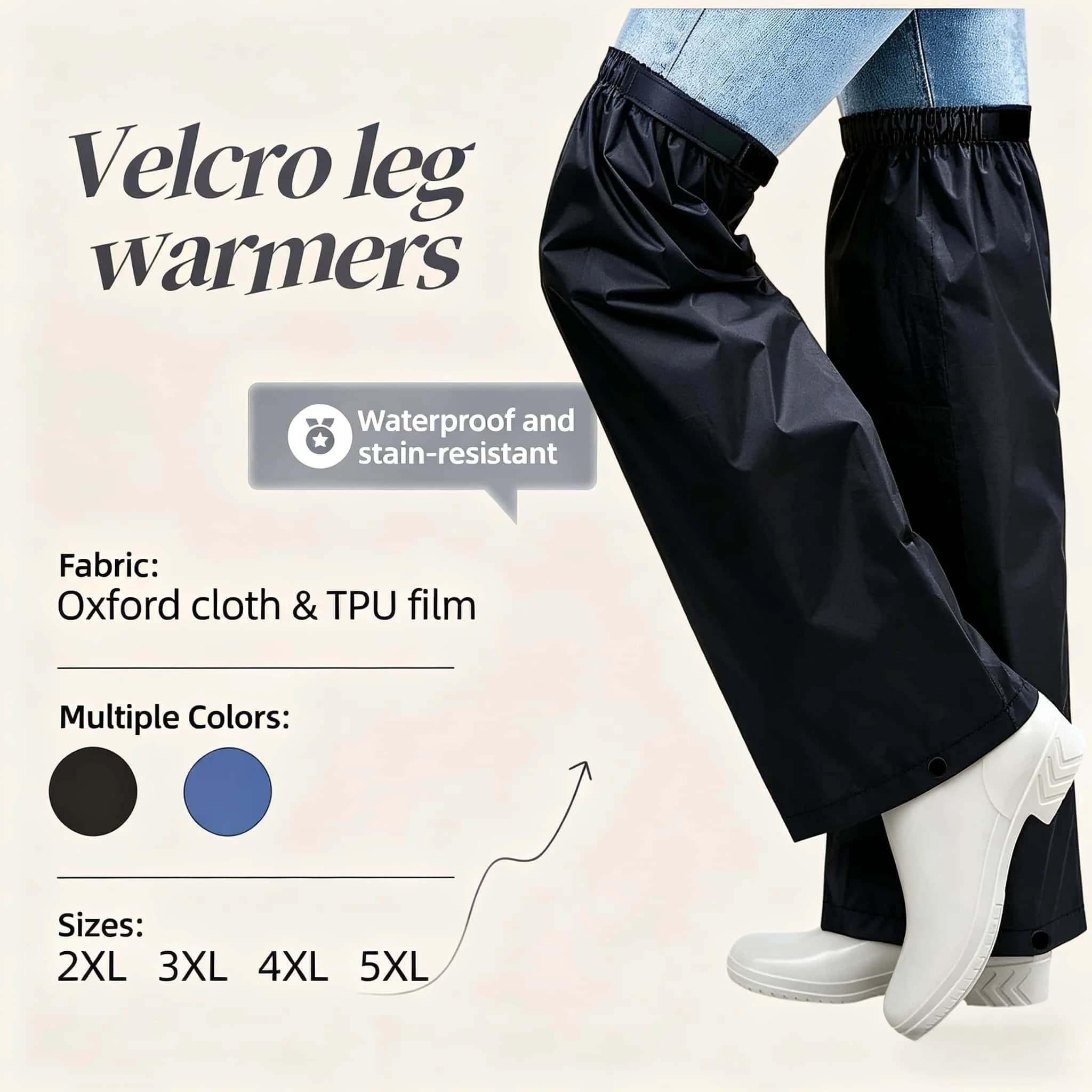 Questi scaldacollane con velcro e strisce antiscivolo sono adatti per escursionismo e ciclismo, e sono unisex per la stagione piovosa.