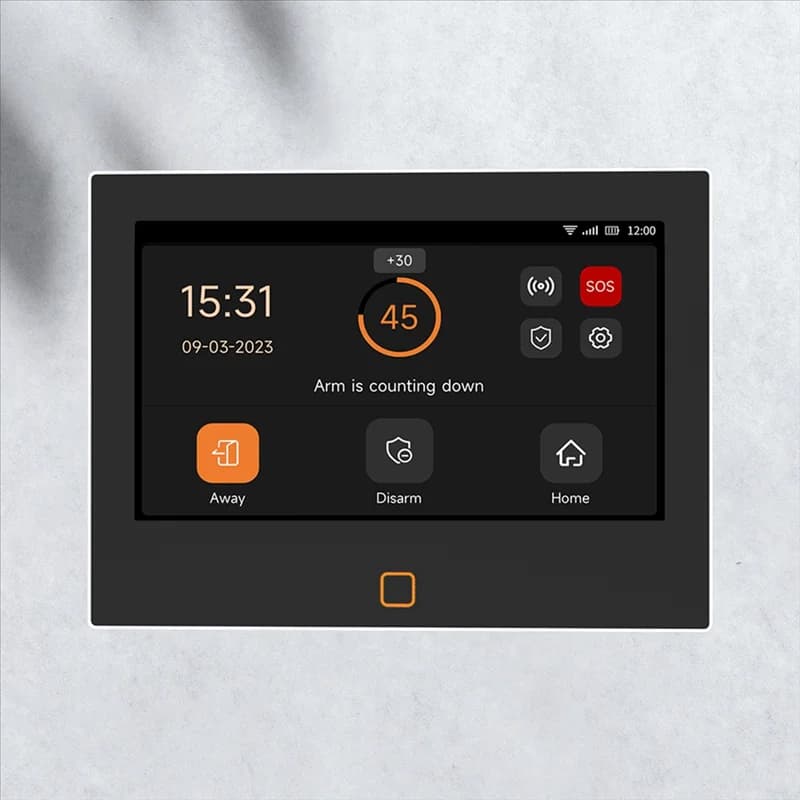B04B-Tuya Sistema di allarme domestico intelligente 4G Wifi GSM Protezione antifurto Kit di allarme domestico abilitato Wifi Spina UE