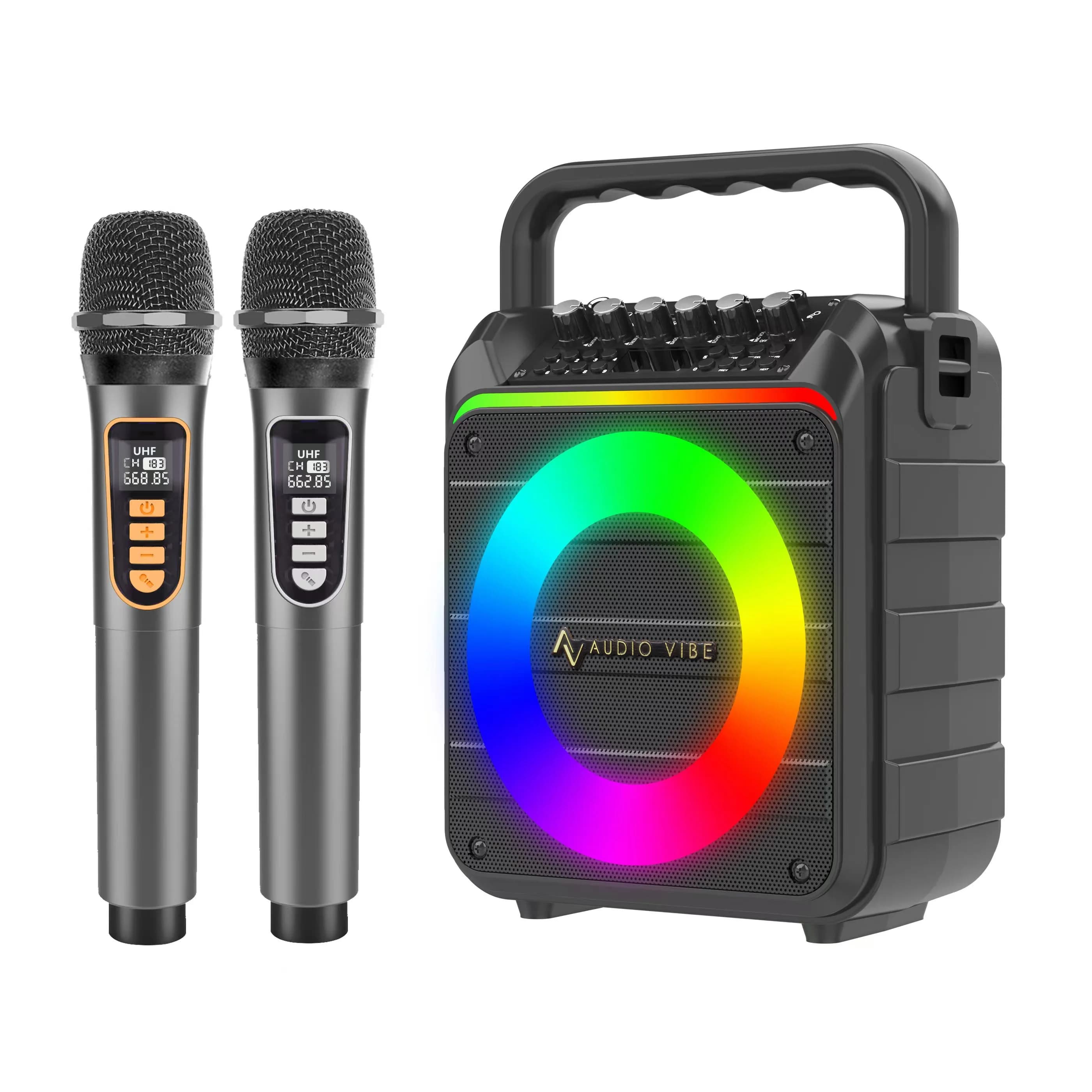 Top Vendita AMZ 18W Bt5.3V Altoparlante K11 Macchina Karaoke Coreana Macchina Karaoke Professionale per Adulti e Bambini