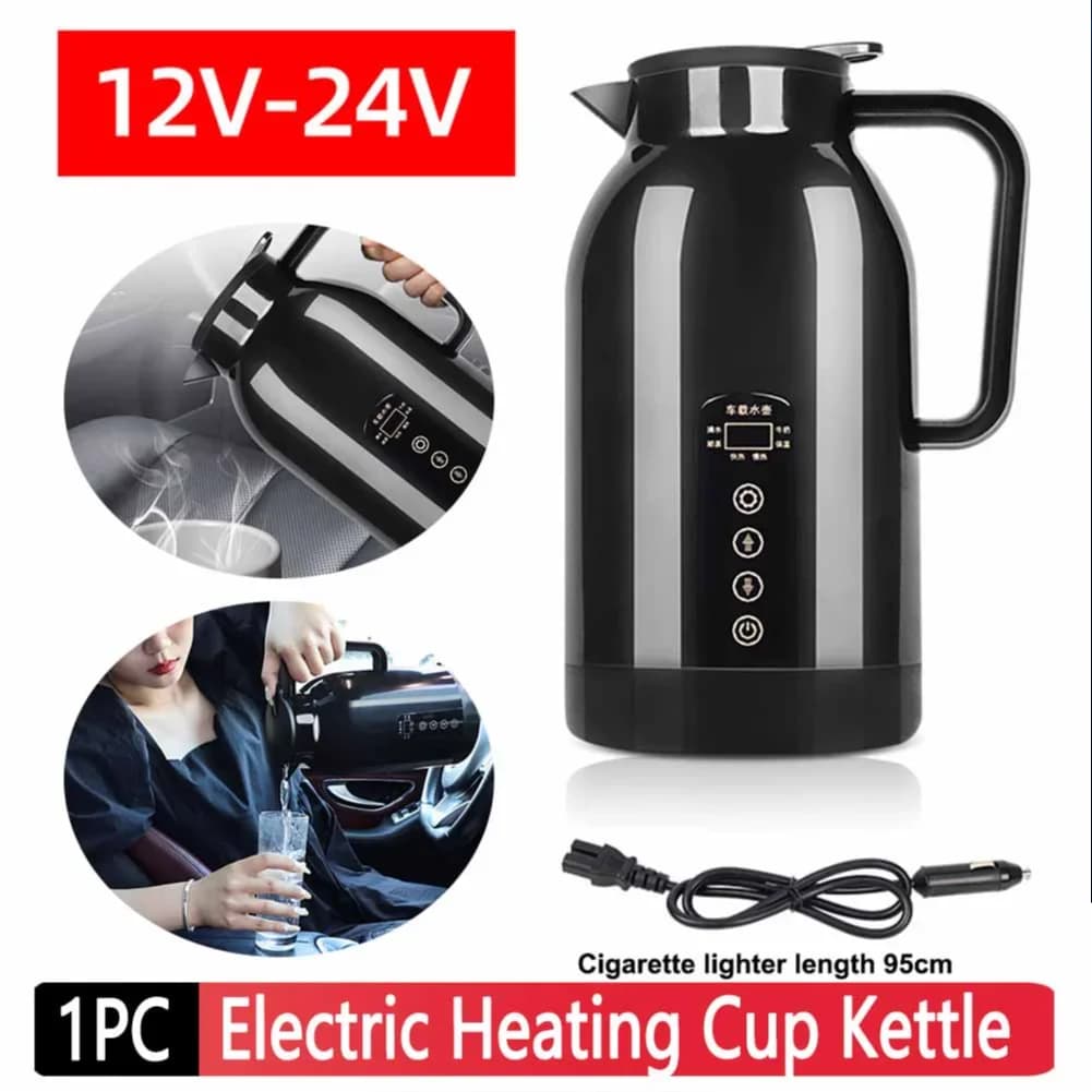 Electric Heating Mug Kettle for Car Boiler Intelligent temperature control Electric heating kettle Water heater bottle