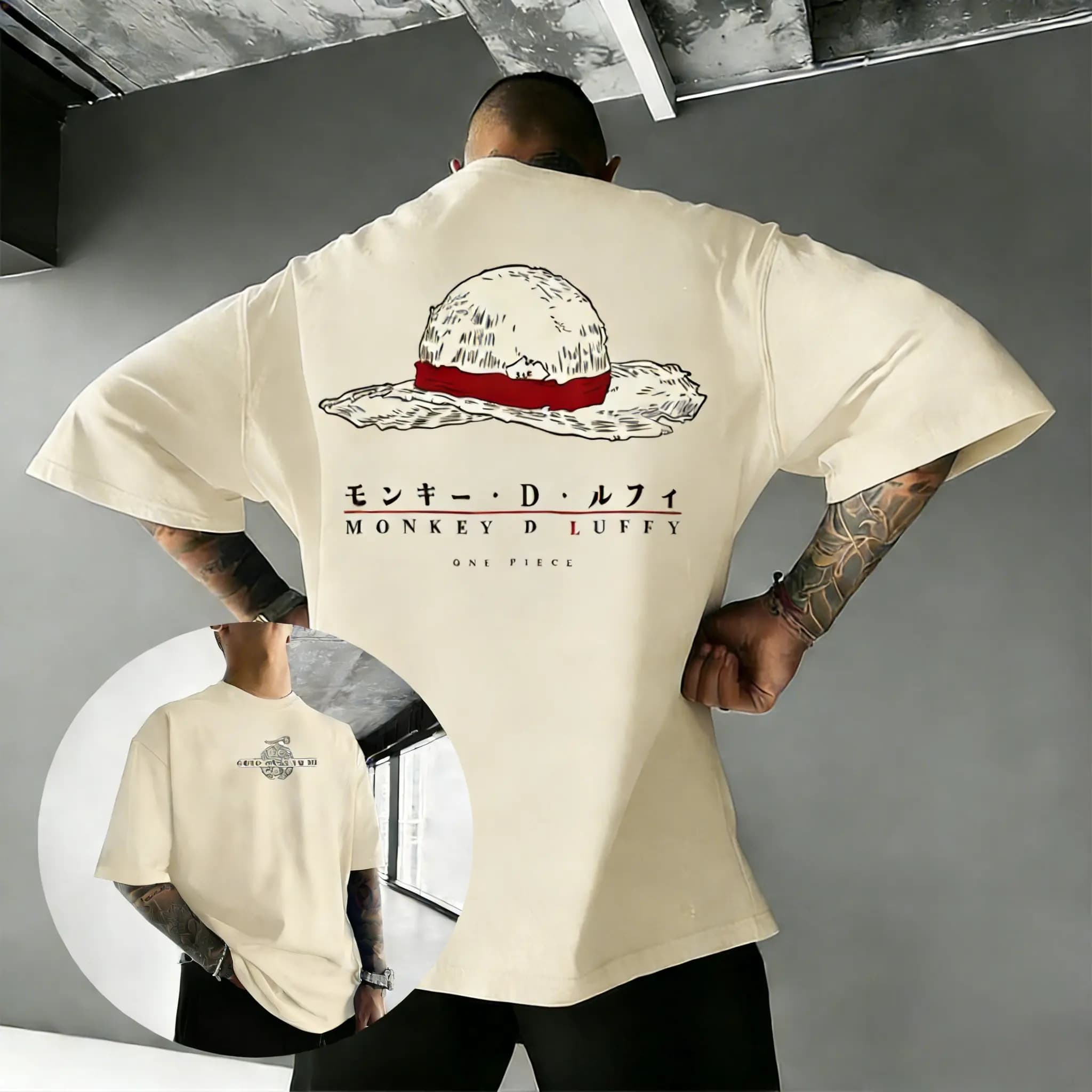 T-Shirt Anime One Piece Luffy per Uomo e Donna, Maglietta Estiva con Grafica, Abbigliamento Casual Streetwear, Manica Corta, Nuova Moda 2026 con Stampa Cartoon