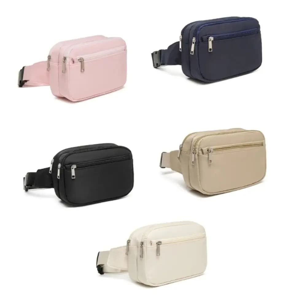 Oxford Cloth Multifunctional Waist Bags Trendy Stylish Crossbdoy Chest Bag Casual Lightweight Women Running Pouch Belt Outdoor