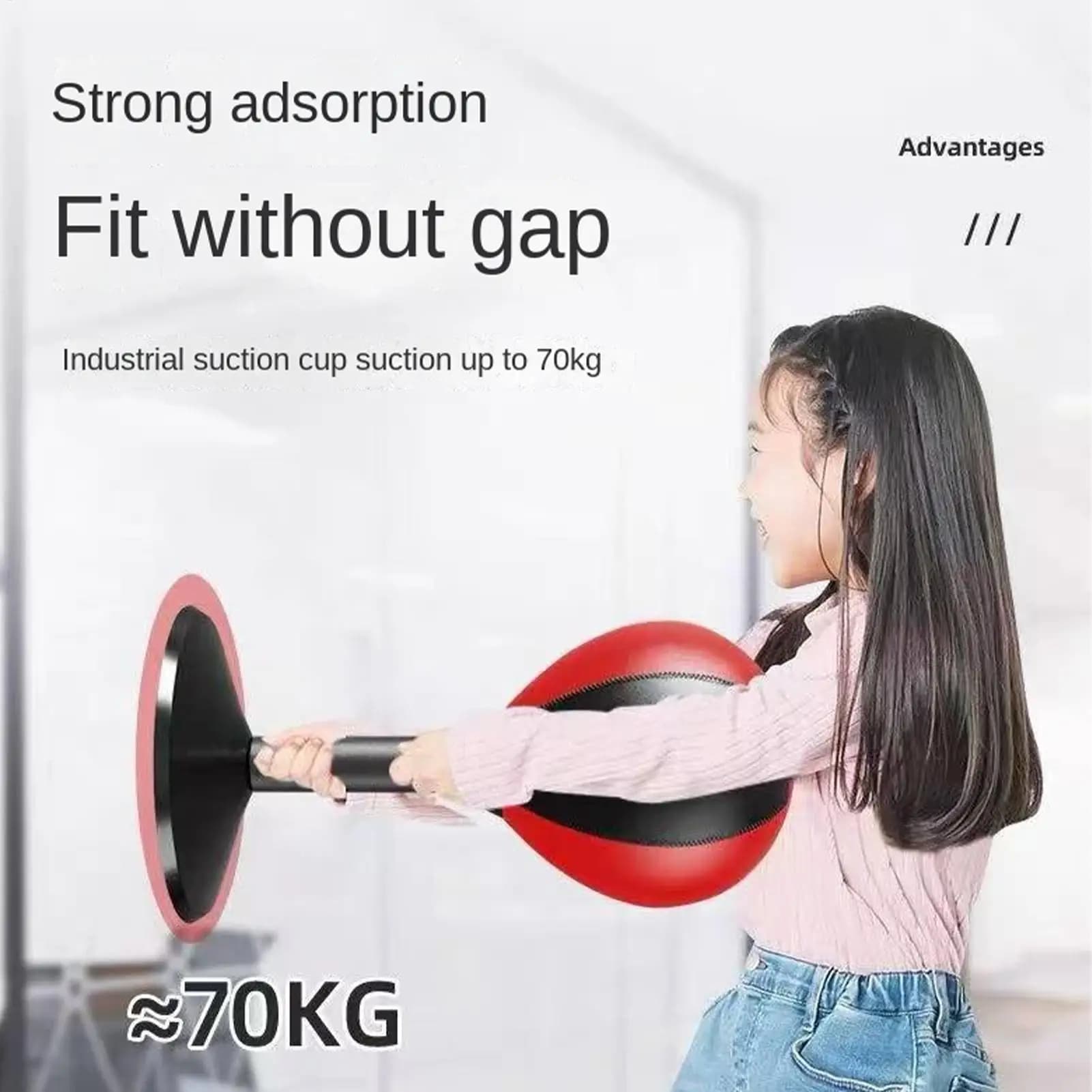 Antistress Boxing Ball for Adults with Suction Cup, Fitness Toy for Office and Home, for Men and Women to Relieve Stress