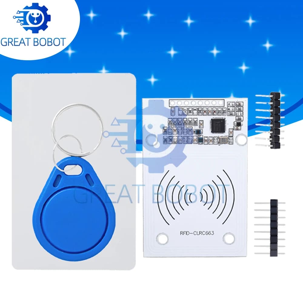 CLRC663 RC663 Development board Full protocol NFC reading card module IC card reading and writing induction RFID radio frequency