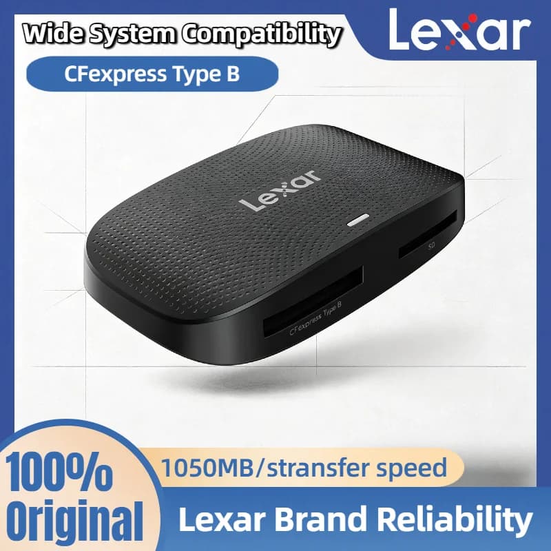 RW520 100% Original Lexar Professional CFexpress Type B and SD Card Reader USB 3.2 Gen 2 High Speed Memory Card 4K