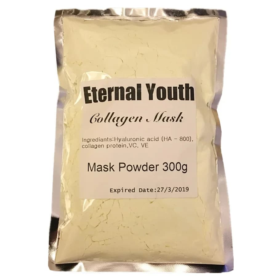 300 grams of collagen face peel off mask powder with hyaluronic acid moisturizing skin repair oil control SPA skin care