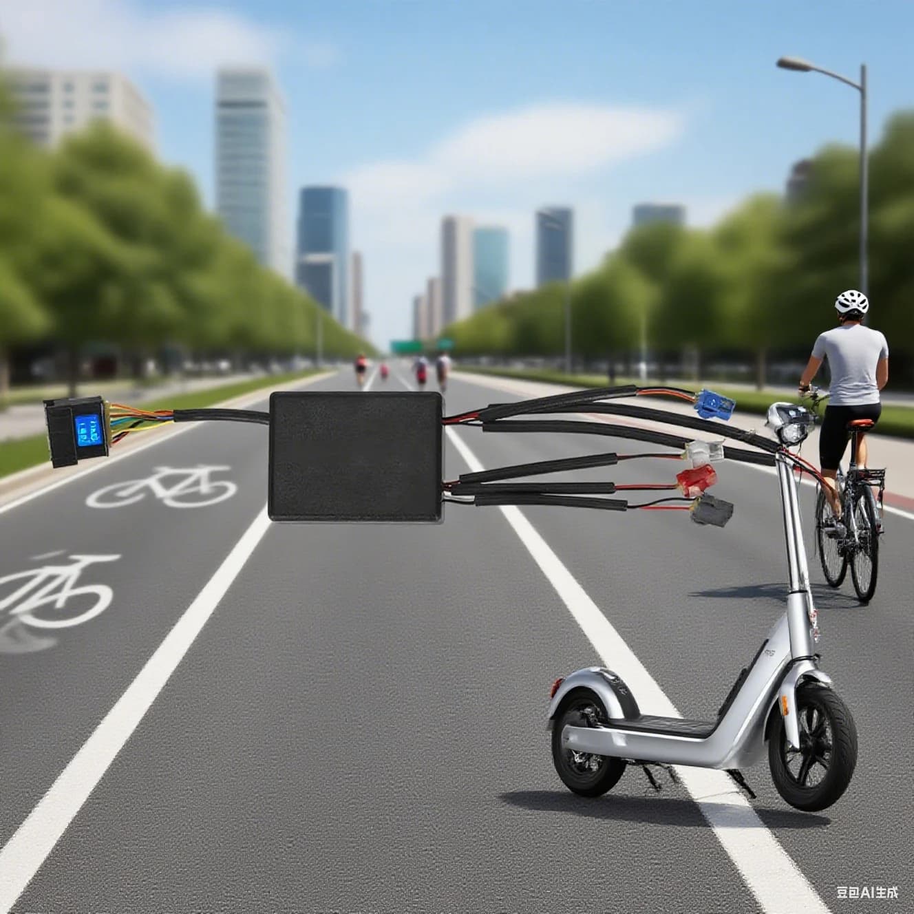Per Kukirin Per G2 Master Scooter Elettrico Lampada Modulo di Bordo E-scooter Modulo di Controllo Della Luce Kickscooter Luce Controller Parte
