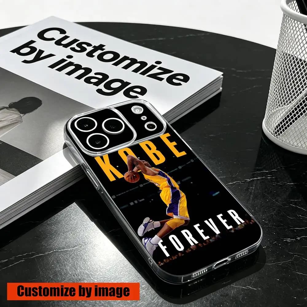 Basketball K-Kobe B-Bryant 24 8 Phone Case Transparent Silicone Soft For iPhone 17 16 15 14 13 12 11 Mini Pro Max Plus
