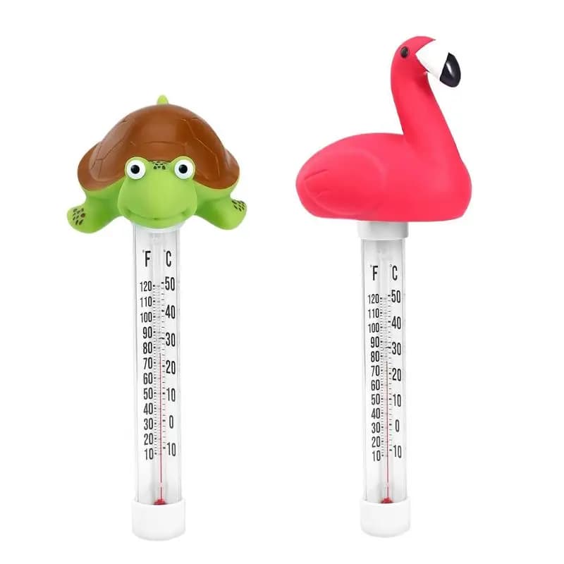 Pool Temperature Gauge Spa Temperature Gauge Large Display Easy Read Sensor Animal Shape Monitor for Hot Tubs Spas Aquariums