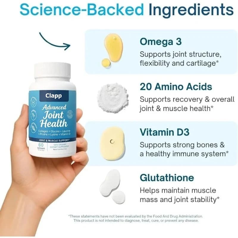 Supplement for Articular Support in Capsules with Collagen Marino, Omega-3 and Vitamin D3 - 60 Capsules