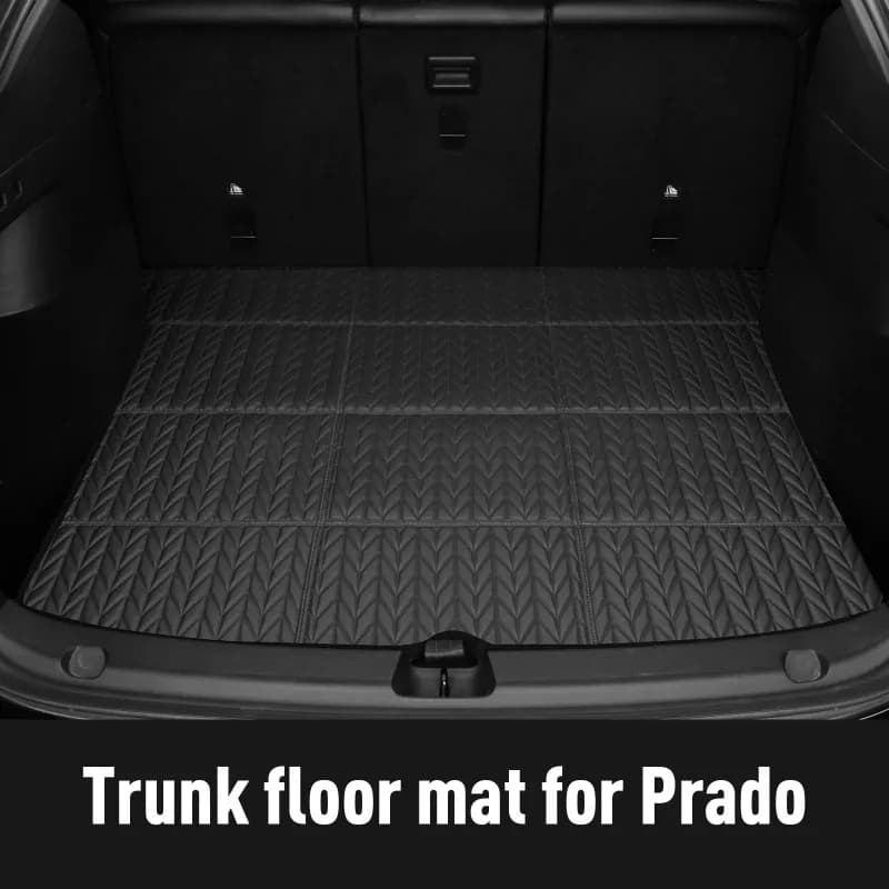 Customized Car Mat for Toyota Prado 2010-2019 Carpets for all seasons Luggage Mats Non-slip Waterproof Mat