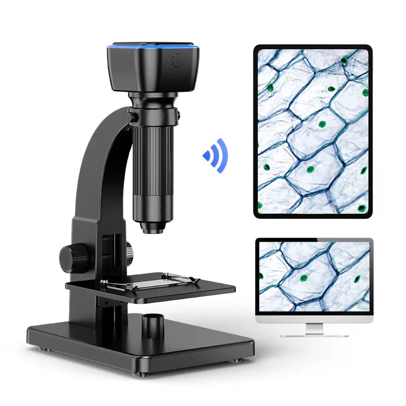 Microscopio digitale Wi-Fi visivo ad alta definizione da 500 W Pixel Microscopio industriale Microscopio elettronico portatile