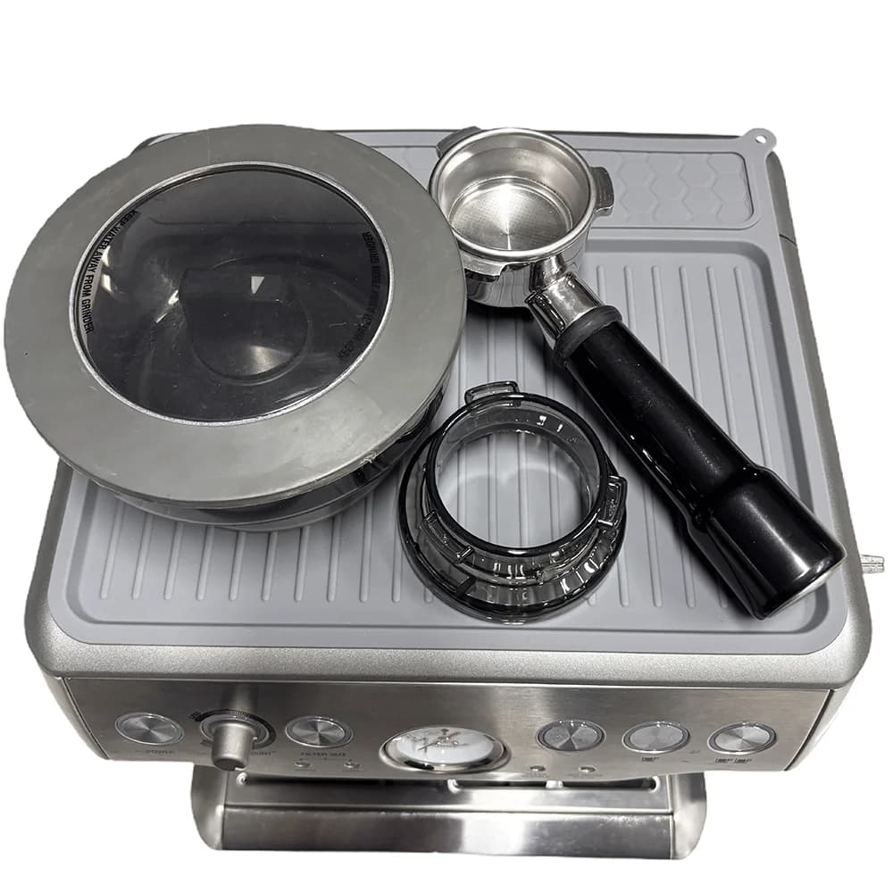 Silicone Tamping Mat for Breville 870 870XL 880 Espresso Machines Featuring Secure Grip to Avoid Movement During Tamping
