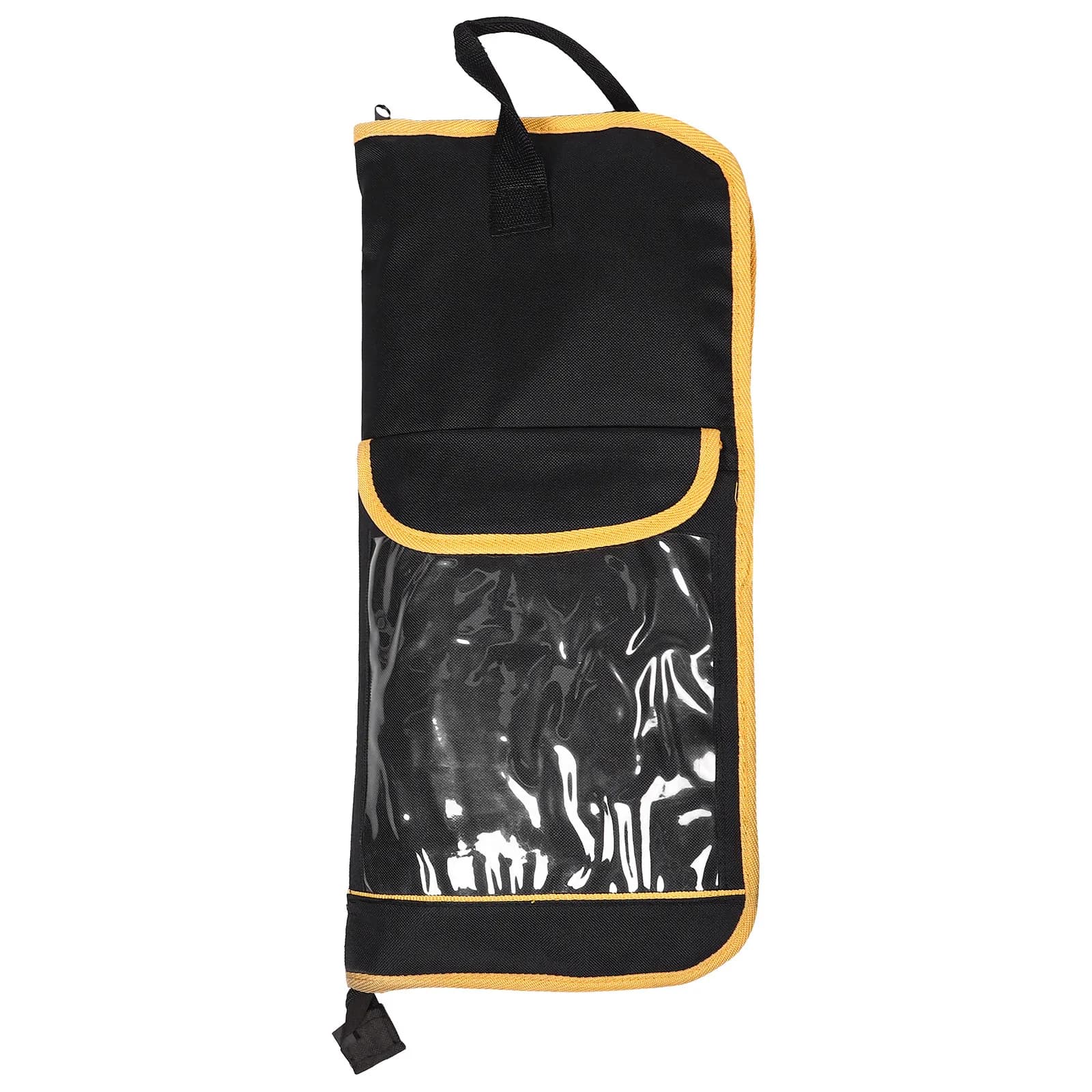 Dumb Drum Pad Carrying Case Waterproof Portable Drum Storage Bag Drumsticks Mallets Organizer Pouch for Percussionists