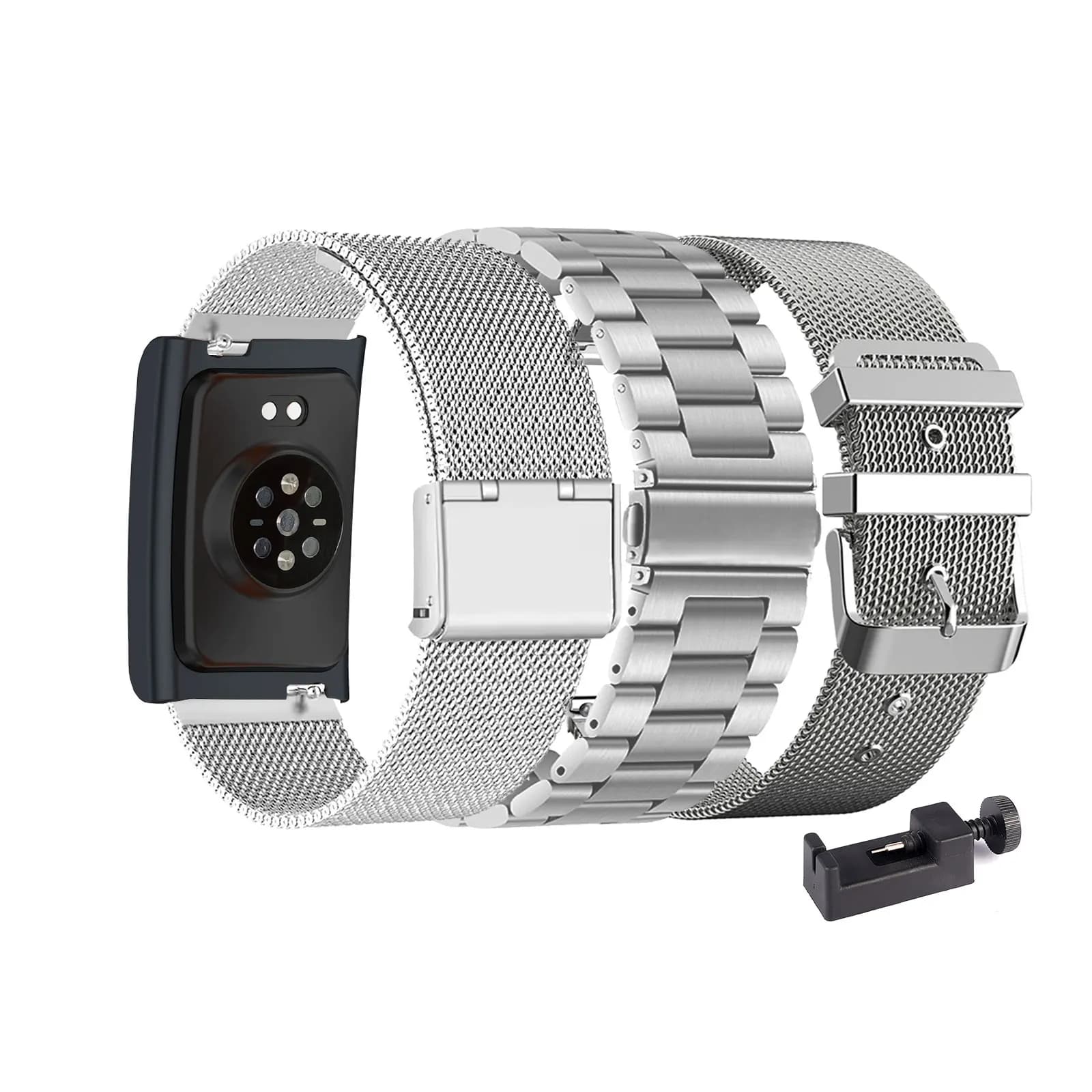 3 metal straps for Amazfit Helio strap for men and women