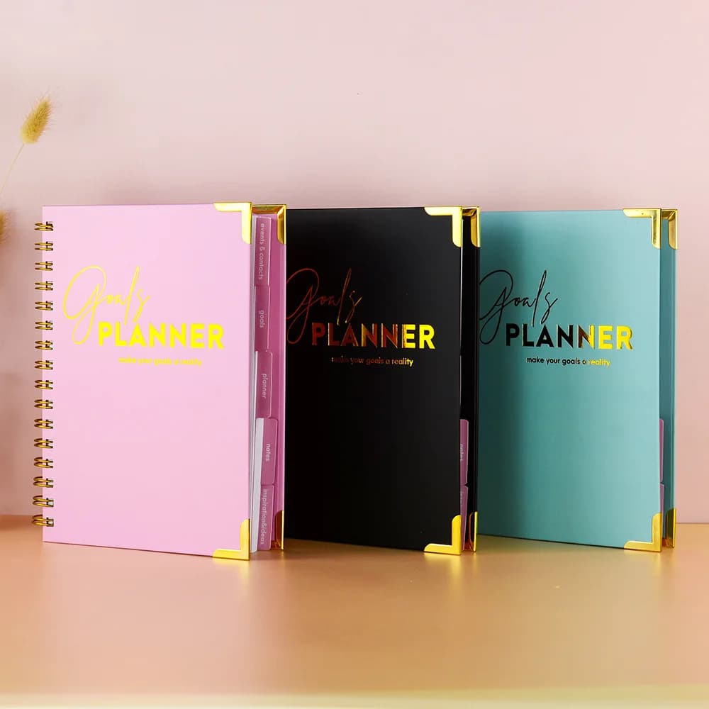 2025 A5 Agenda Planner Notebook Diario Planner settimanale Obiettivo Abitudine Orari Diario Notebook per ufficio di cancelleria scolastica