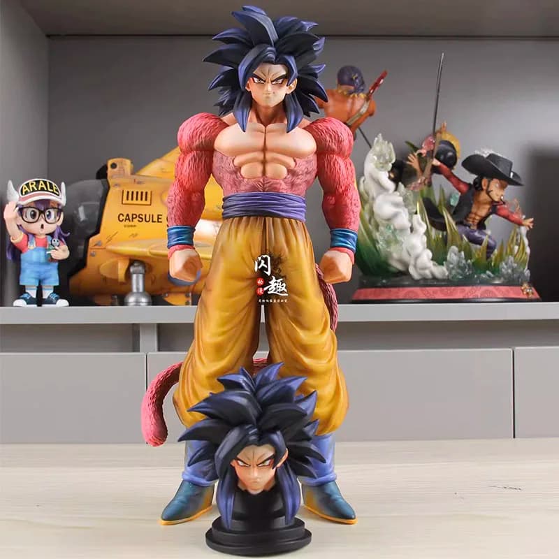 Dragon Ball Z Son Goku Modello Anime DBZ Super Saiyan 4 Action Figure Giocattoli 28 cm Manga SSJ4 Figurine PVC GK Statua Ornamenti Regalo
