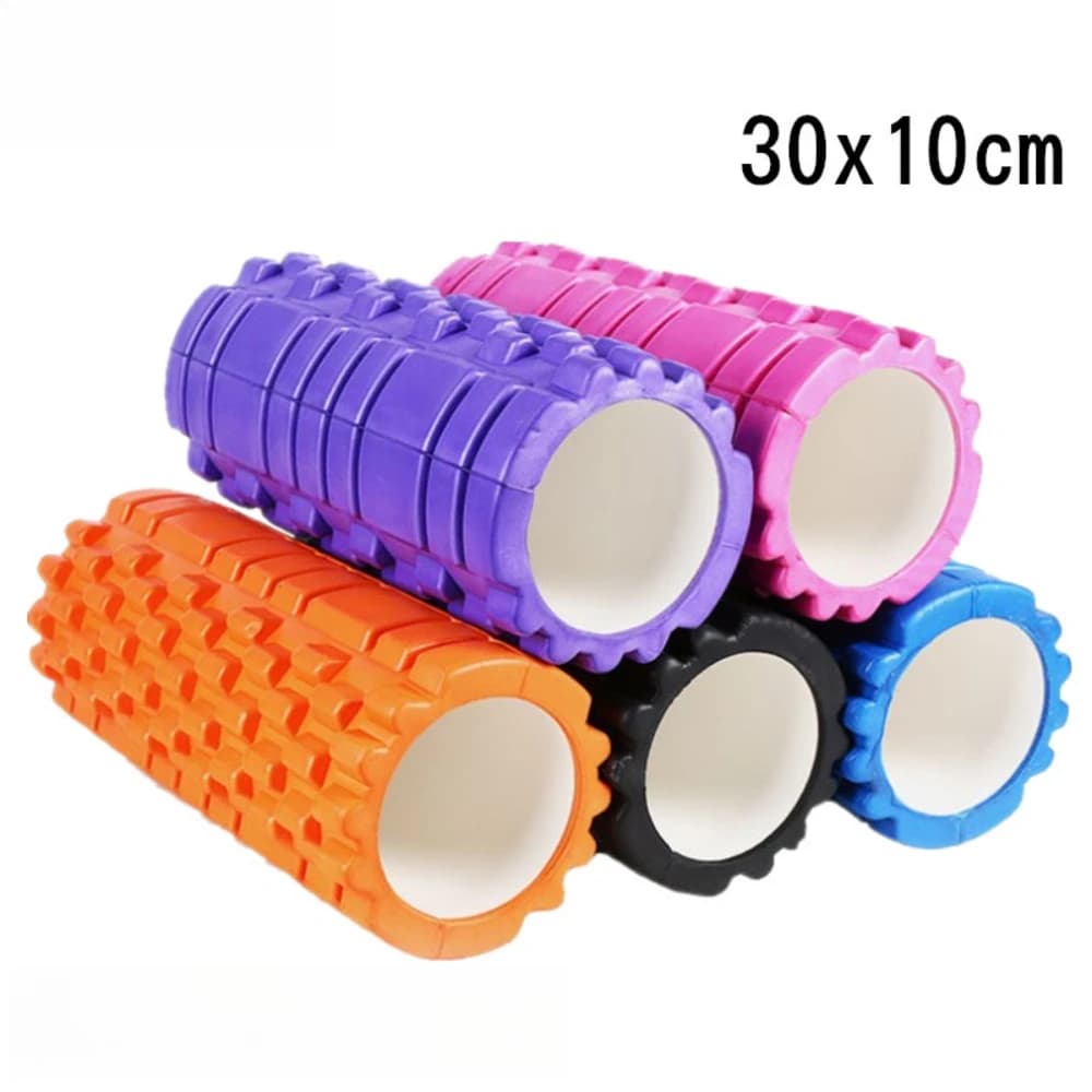 1Pc Yoga Block Yoga Column Gym Fitness Foam Roller Pilates Mini Exercise Back Muscle Massage Roller Soft Yoga Block Pilates Gym